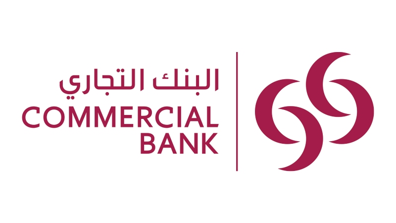 A logo of the Commercial Bank