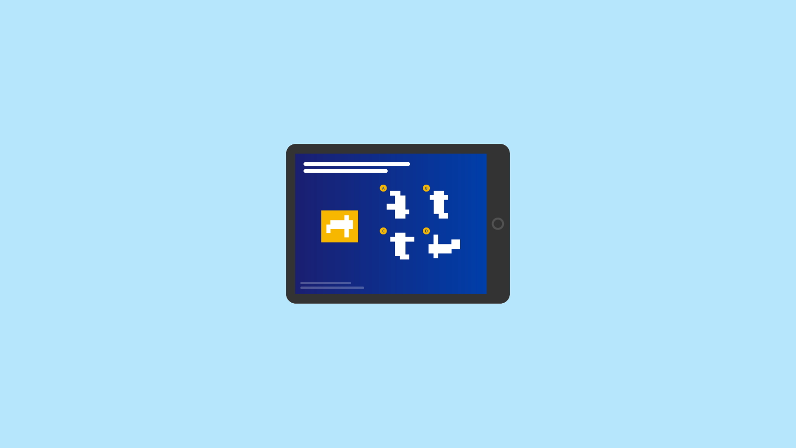 Icon for online testing